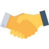 hand yeellow icon